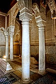 Marrakech - Medina meridionale, Tombe Saadiane, la  Camera delle Dodici Colonne. 